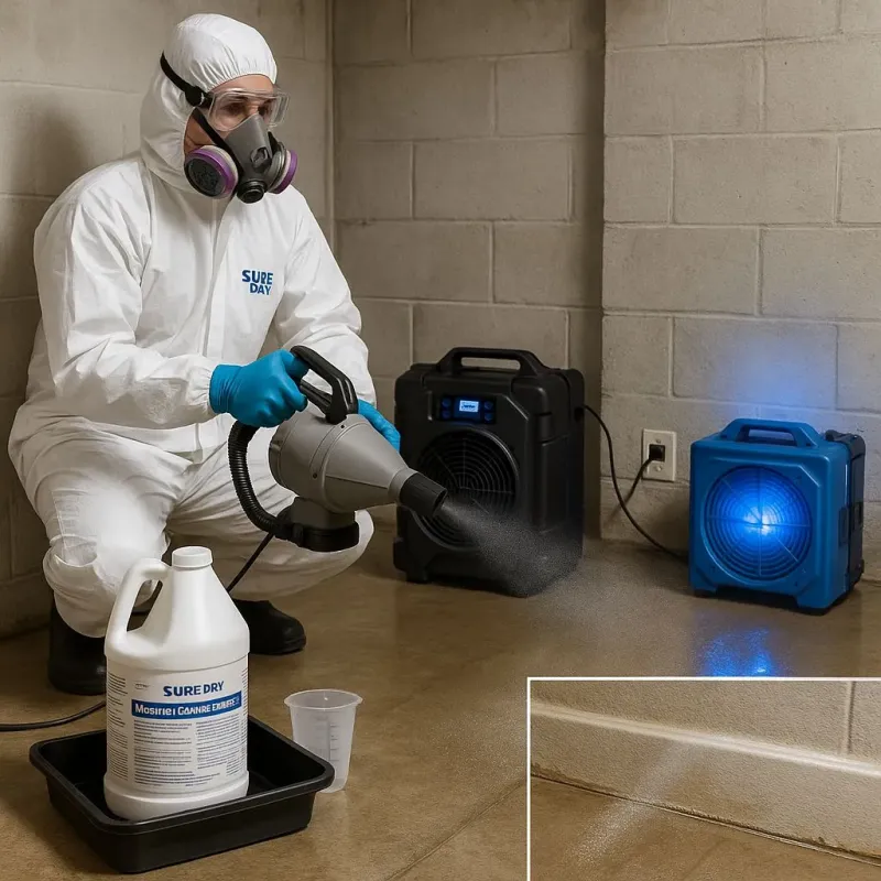 Sanitization and Odor Removal process in Newburyport, MA